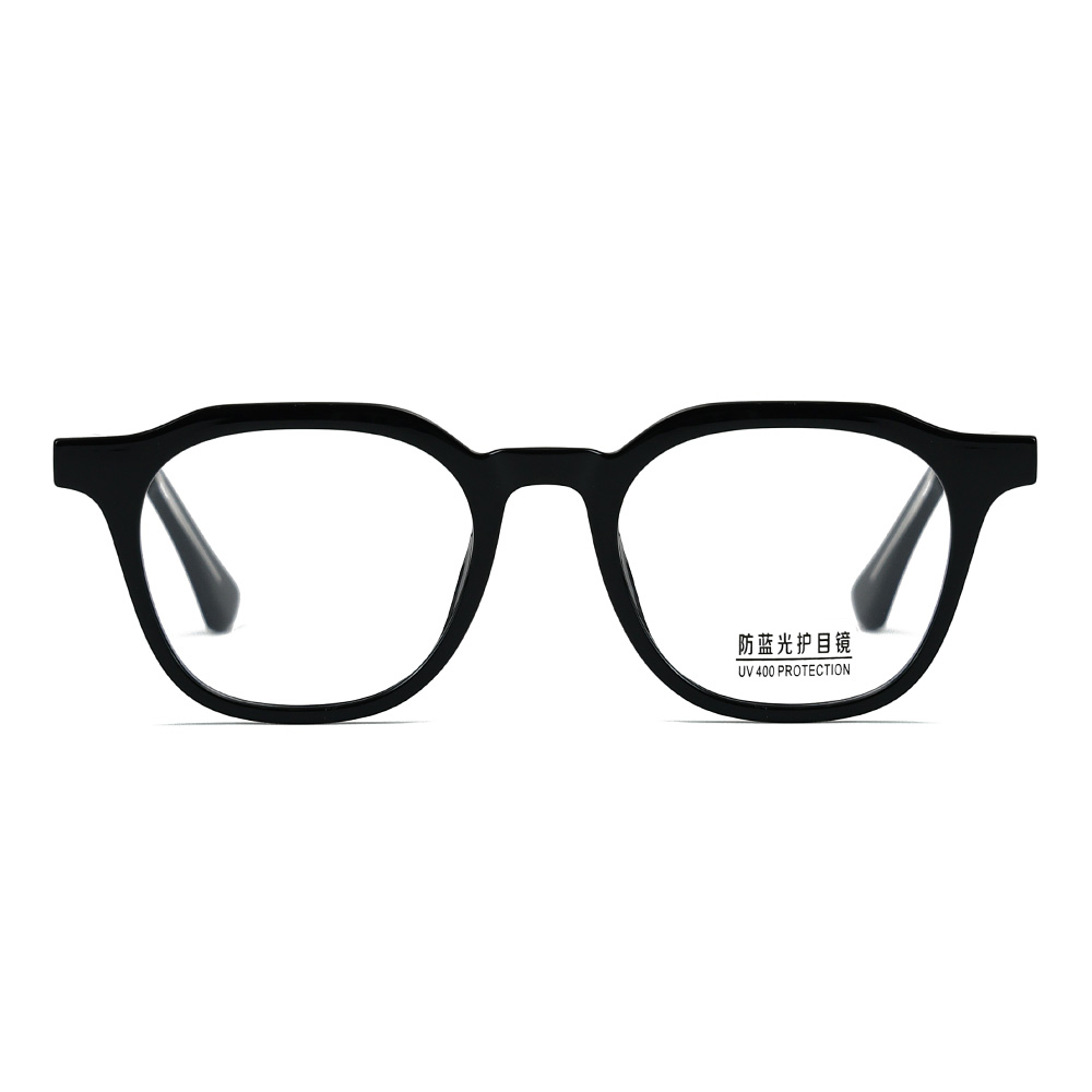 Модные квадратные очки TR Frame Acetate Blue Light
