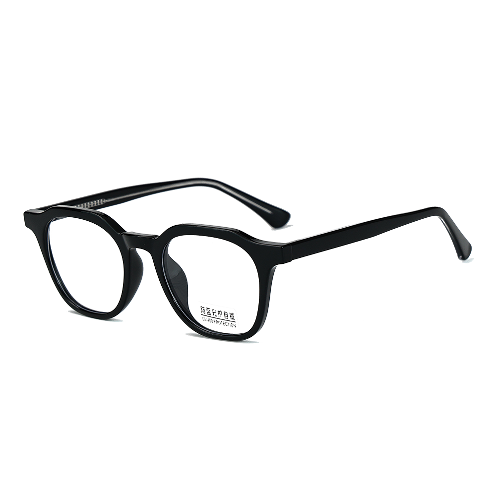 Модные квадратные очки TR Frame Acetate Blue Light