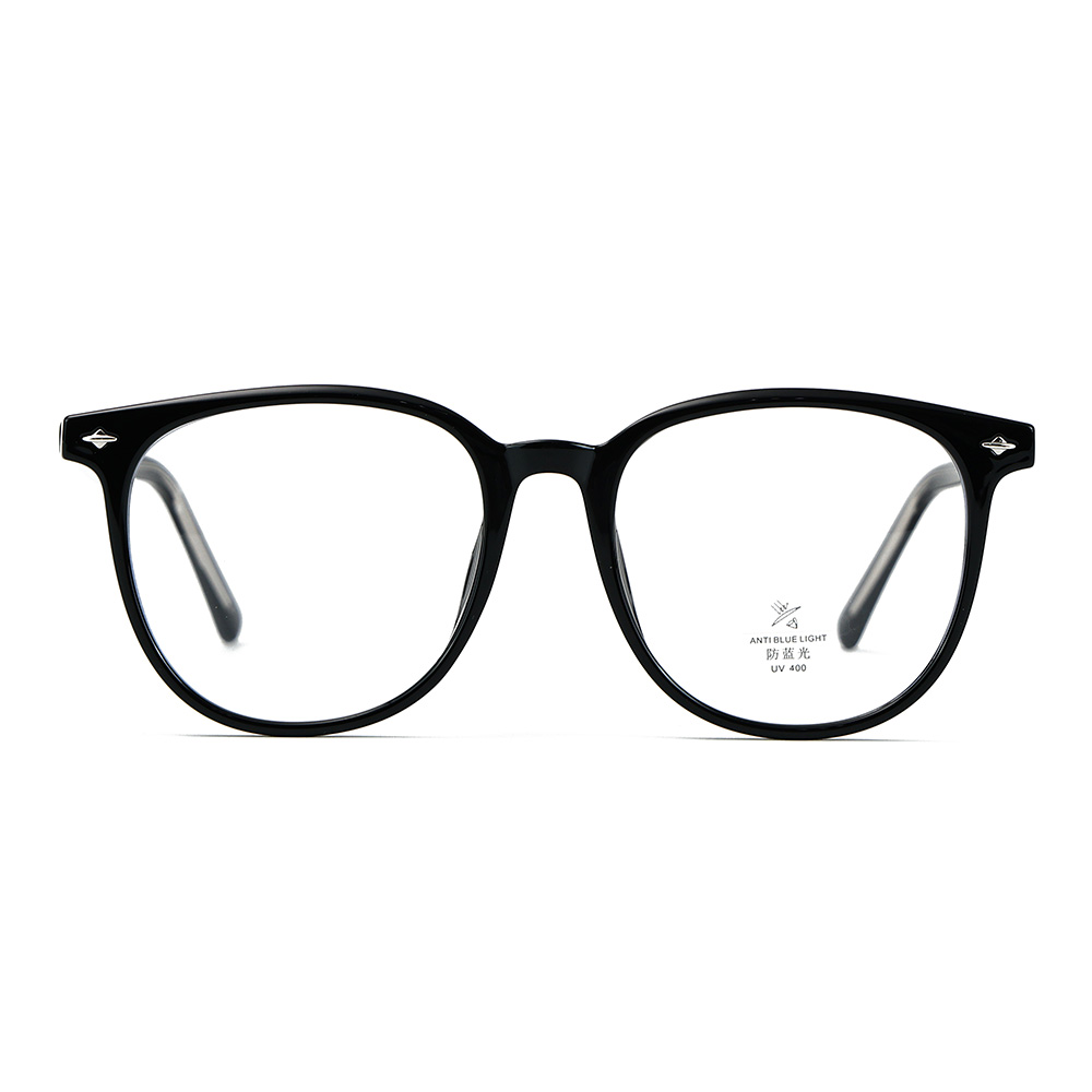 Женские большие очки TR в корейском стиле синего цвета