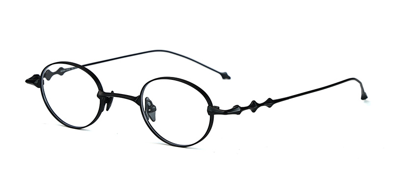 Унисекс металлическая овальная оправа для очков с блокировкой синего света