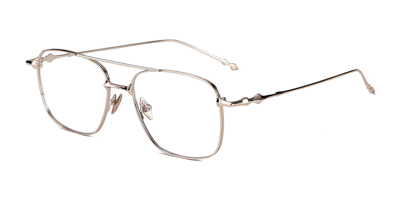 Женская квадратная оправа для очков с двойным лучом, блокирующая синий свет