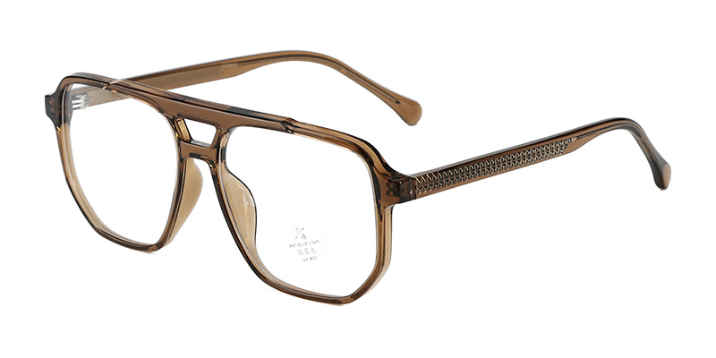 Очки Retro TR90 Acetate Double Beam Design с защитой от синего света