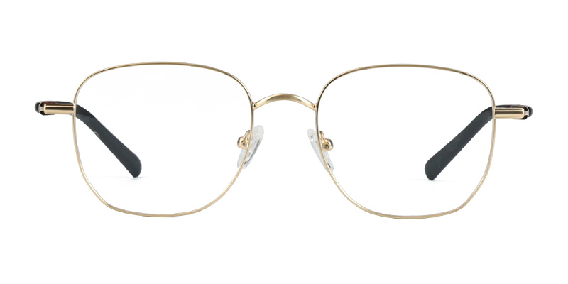 Металлическая квадратная оправа для очков синего света