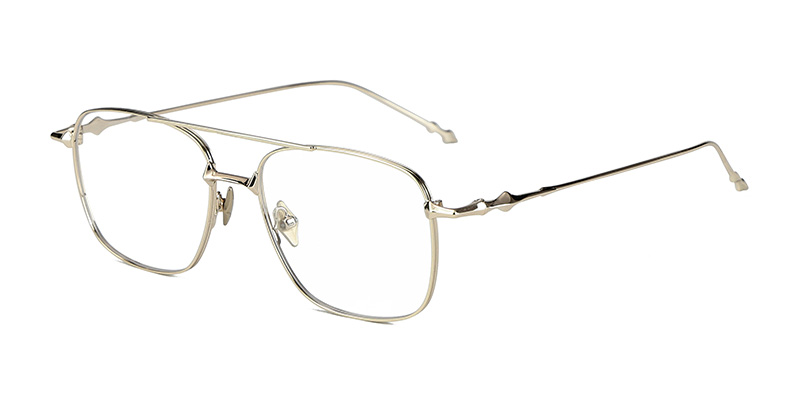 Женская квадратная оправа для очков с двойным лучом, блокирующая синий свет