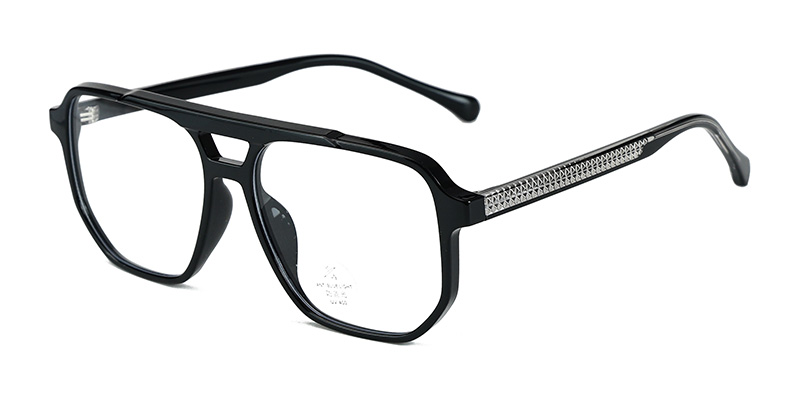 Очки Retro TR90 Acetate Double Beam Design с защитой от синего света