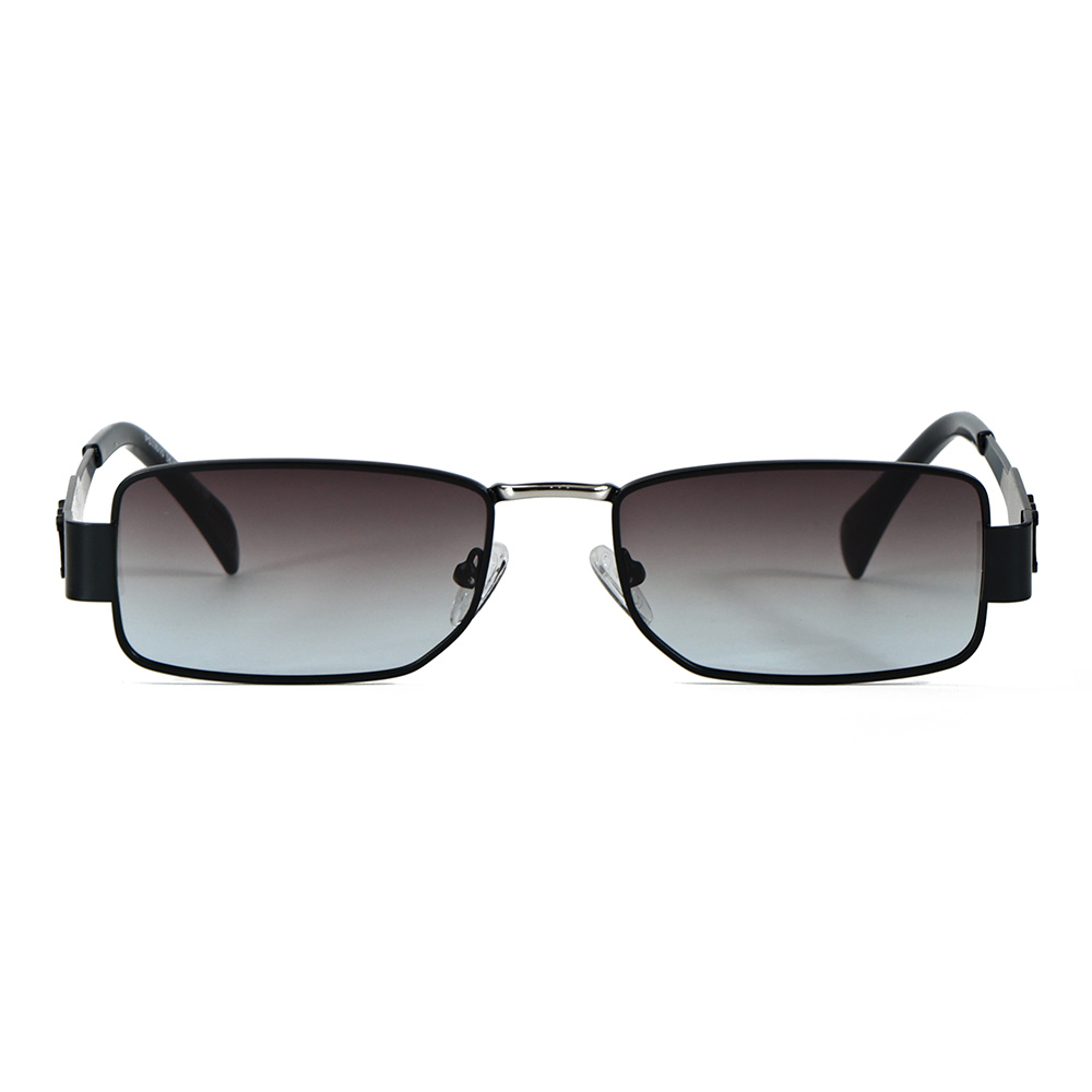 Солнцезащитные очки с поляризованными линзами в металлической квадратной оправе UV400
