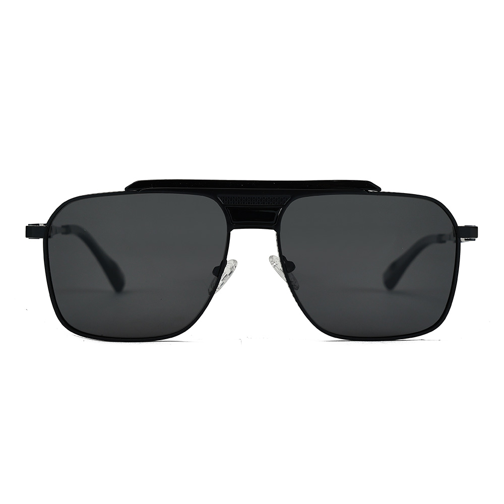 Винтажные металлические поляризованные солнцезащитные очки-авиаторы