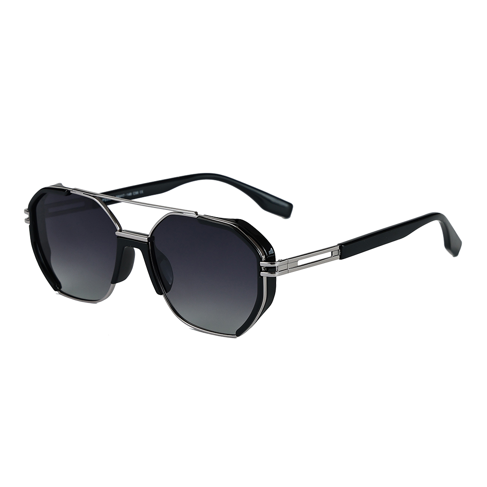 Винтажные солнцезащитные очки-пилоты в большой металлической оправе для Momen