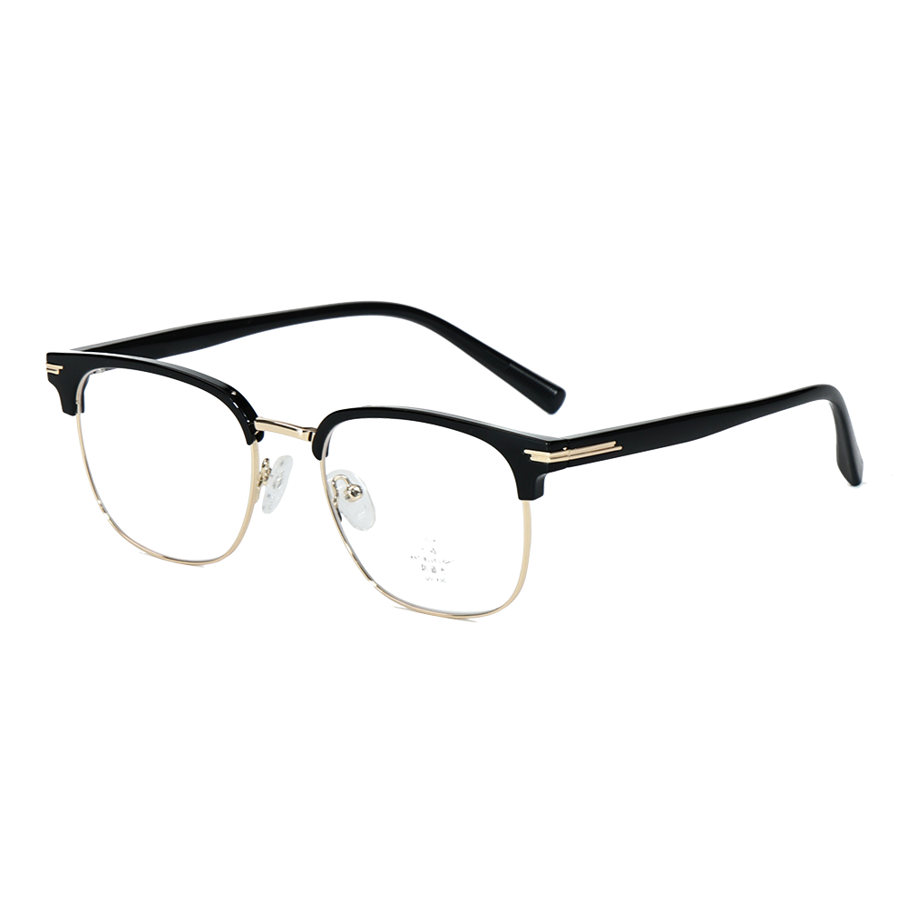 Модные квадратные очки для чтения в полуоправе